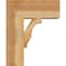 Ekena Millwork Balboa Block Rough Sawn Bracket w/ Offset Brace, Western Red Cedar, 8"W x 18"D x 22"H BKT0806X18X22BOA05RWR - alternate 4